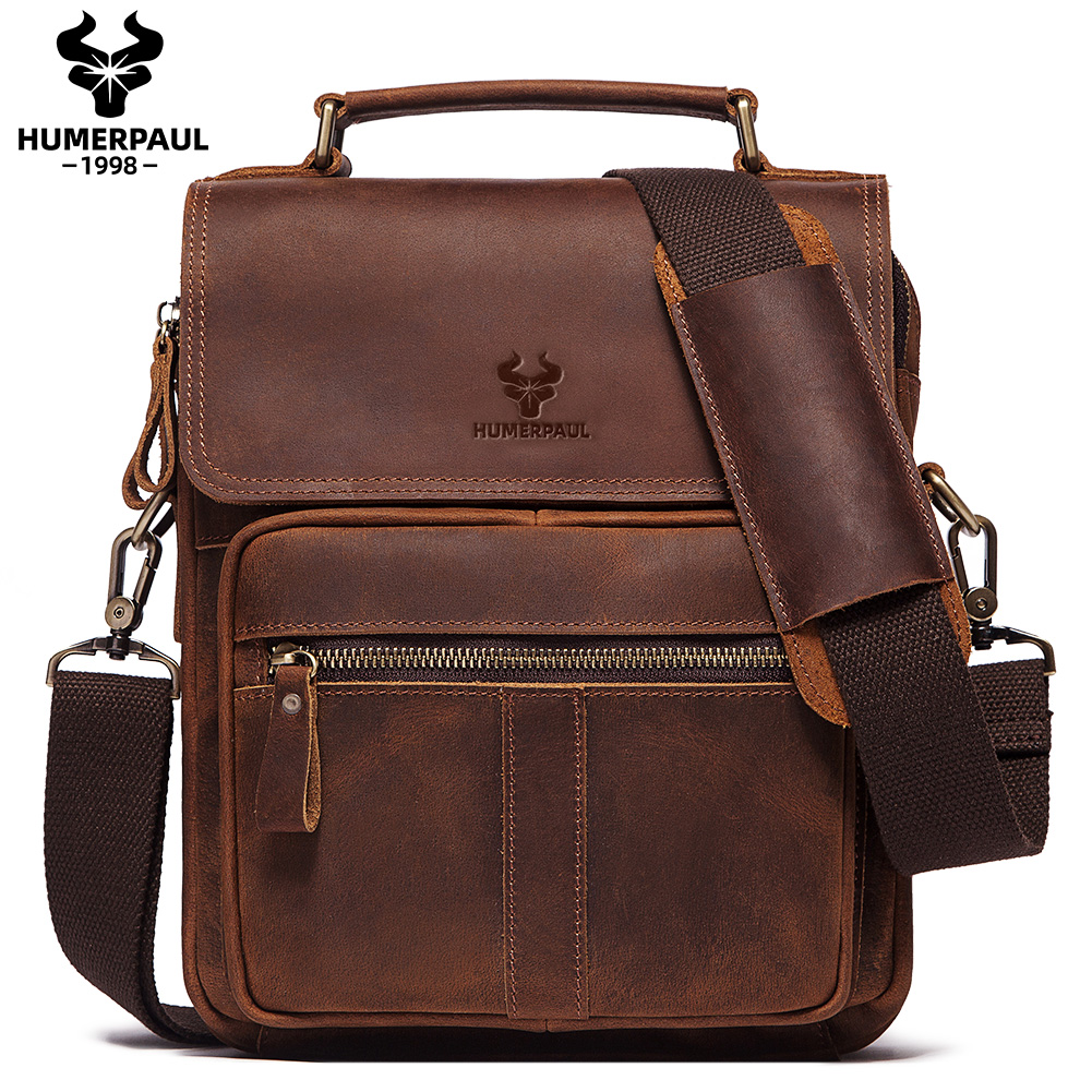 Luxury Bags Storage - HUMERPAUL Męska torba na ramię z