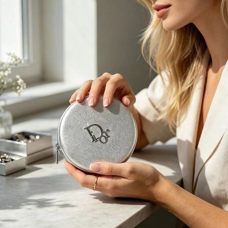 Srebrna okrągła wodoodporna pr – Luxury Bags Dior recenzja i cena