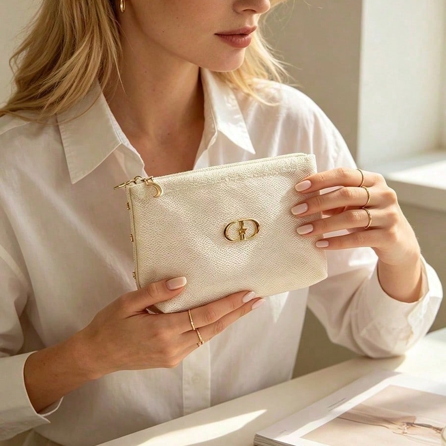 Biała przezroczysta kosmetyczk – Luxury Bags Dior recenzja i cena