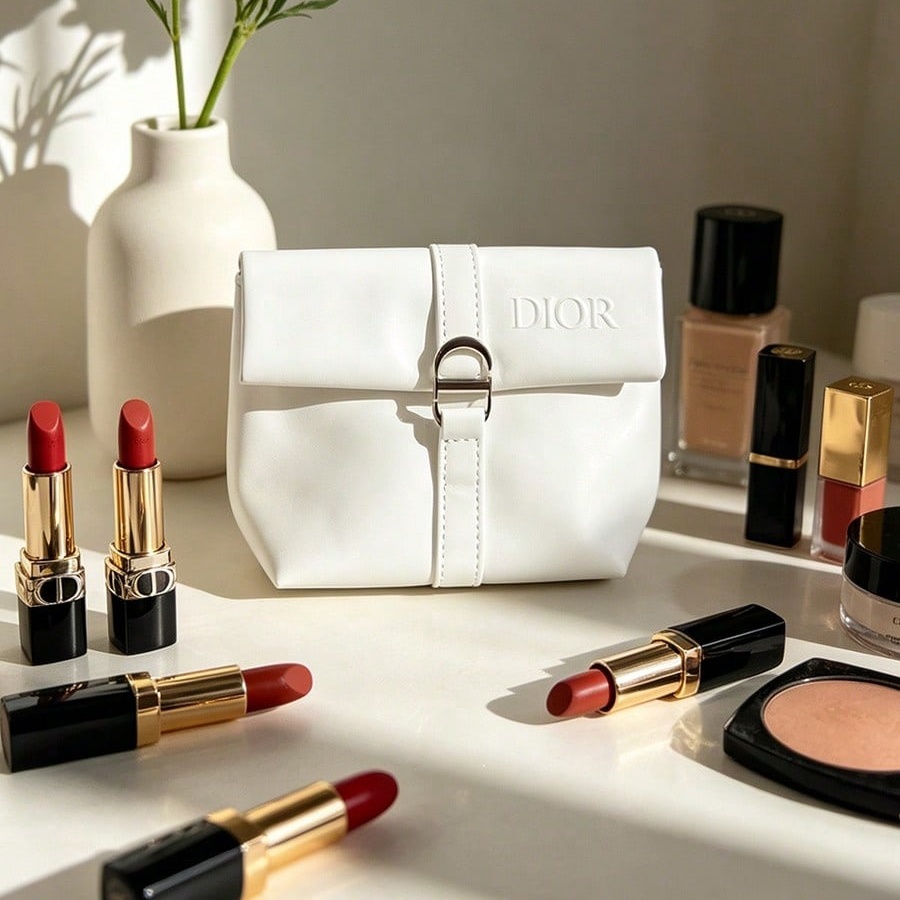 Biała kosmetyczka Dior, luksus – Luxury Bags Dior recenzja i cena